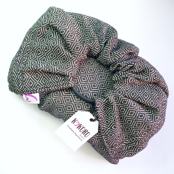 Bandolera tejida en Sarga negro