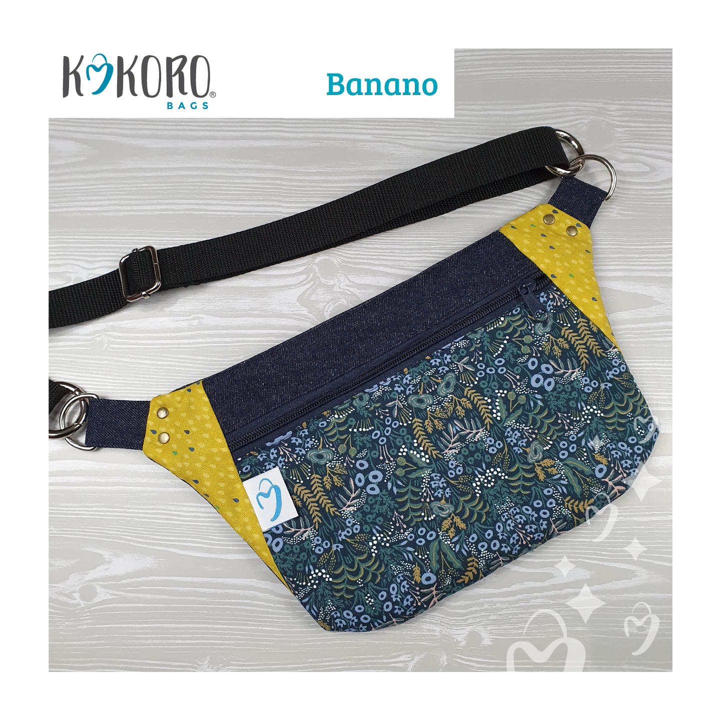 Banano diseño amarillo