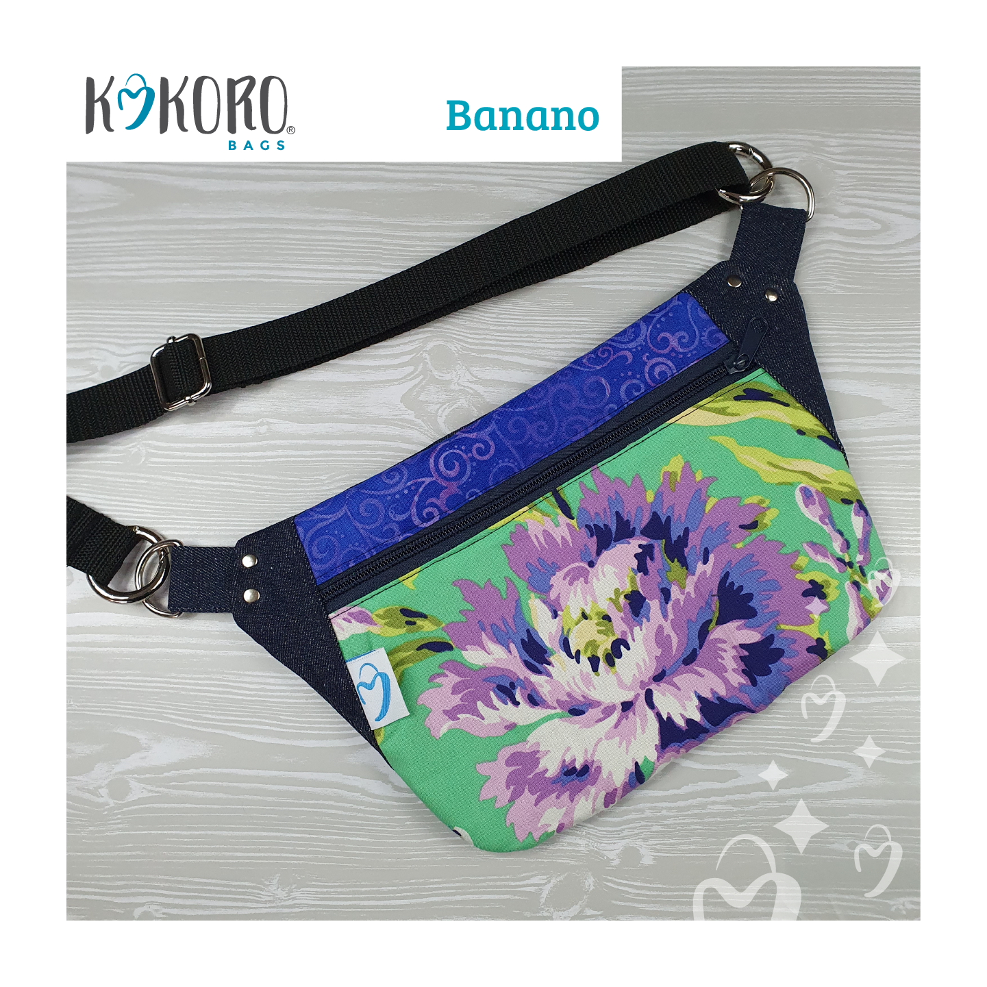 Banano diseño morado