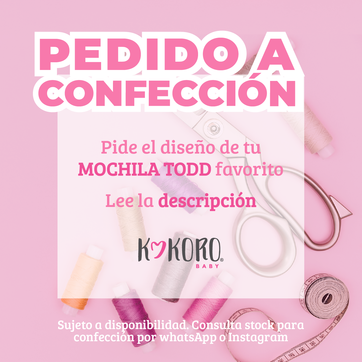 Mochila TODD diseño A PEDIDO