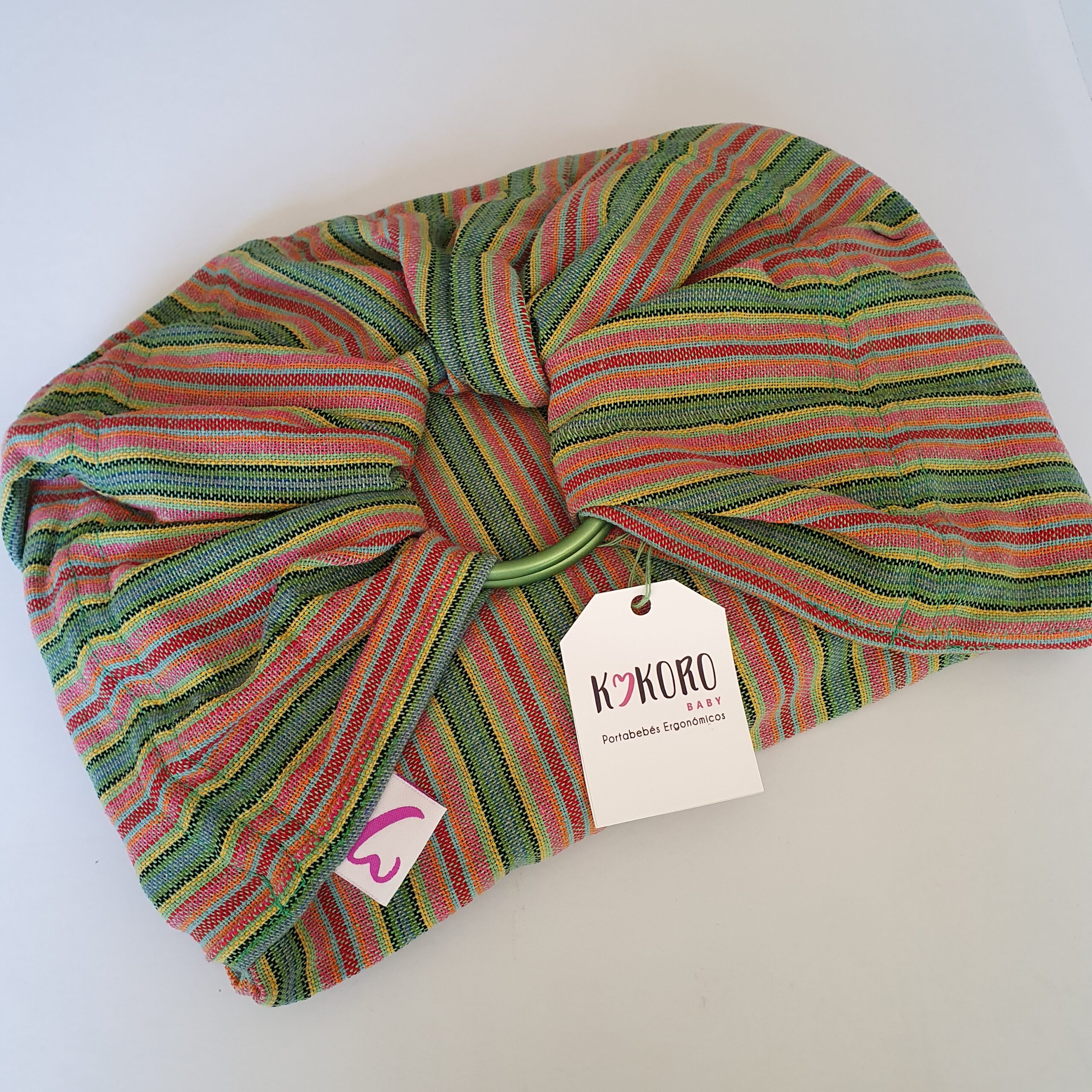 Bandolera tejida tafetan peinecillo verde (últimas)