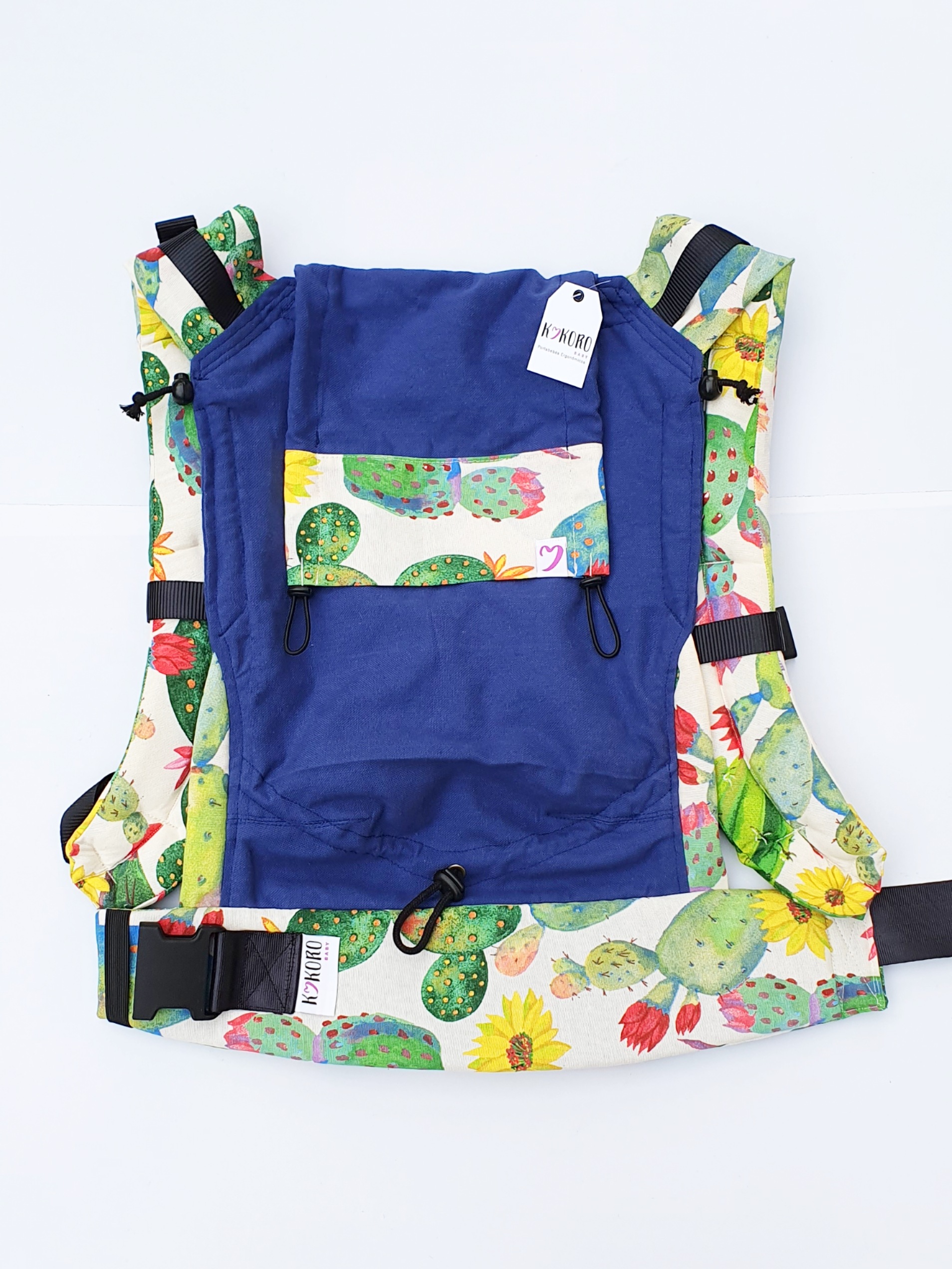 Mochila RN diseño cactus azul